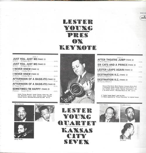 Lester Young - Pres On Keynote / Лестер Янг - Pres On Keynote