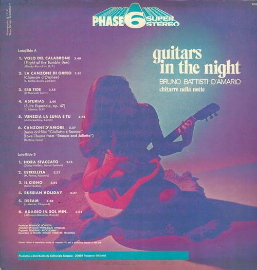 Bruno Battisti D'Amario - Guitars In The Night