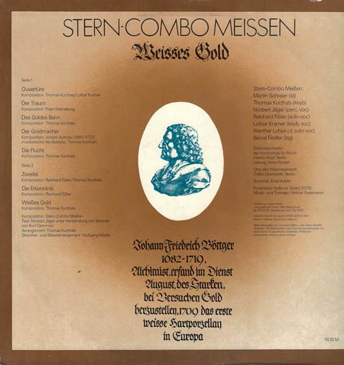 Stern-Combo Meissen – Weisses Gold