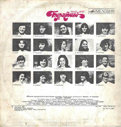 Мзиури - Наш друг — Буратино. По мотивам сказки А. Толстого «Золотой ключик» и кинофильму «Приключения Буратино»