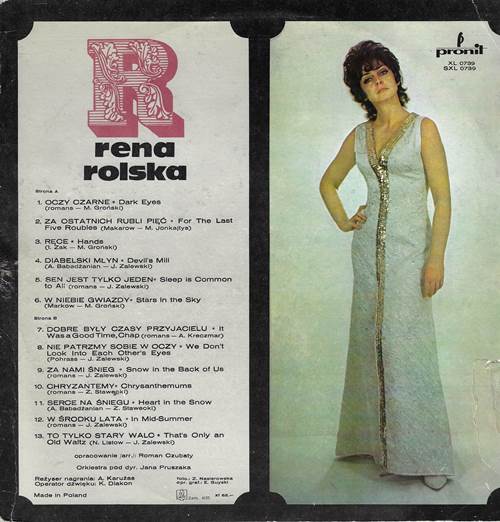 Rena Rolska - Oczy Czarne / Рена Рольска – Очи черные. Романсы