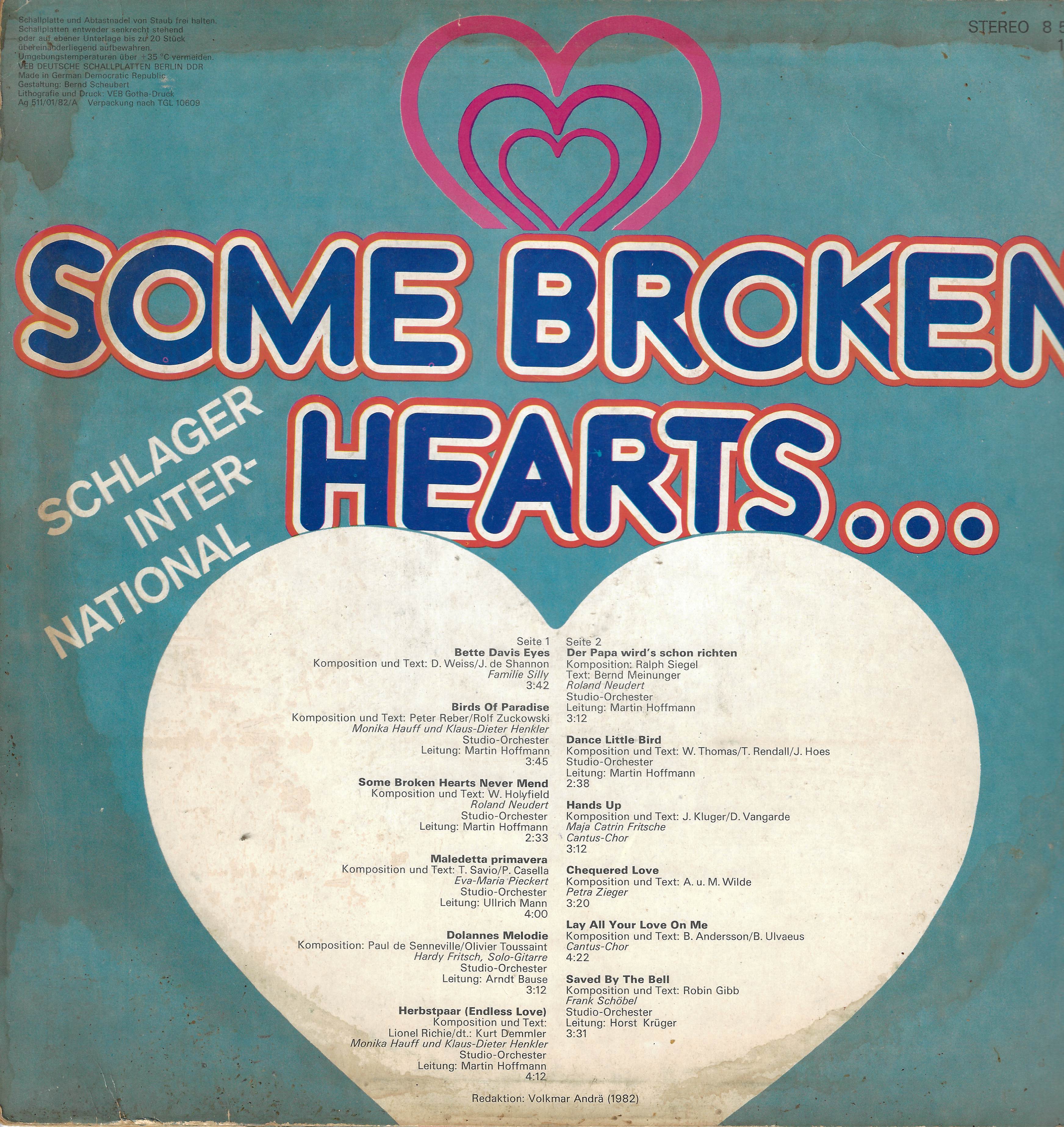 Some Broken Hearts... - Schlager International