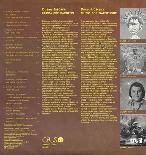 Dušan Húščava – Hudba Pre Saxofón / Музыка для саксофона