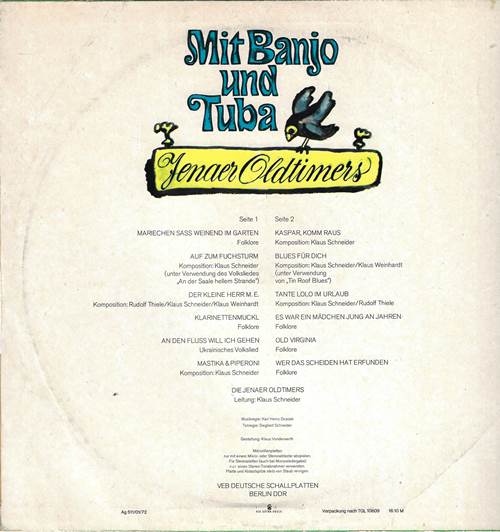 Jenaer Oldtimers - Mit Banjo Und Tuba