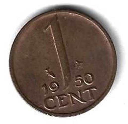 1 цент 1950 Нидерланды