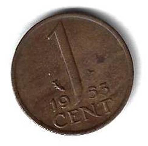 1 цент 1953 Нидерланды
