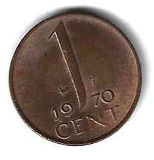 1 цент 1970 Нидерланды