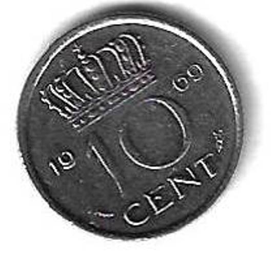 10 центов 1969 Нидерланды