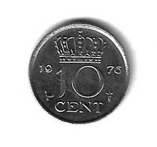 10 центов 1976 Нидерланды
