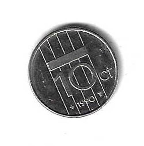 10 центов 1990 Нидерланды
