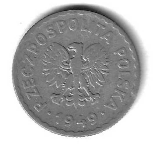 1 злотый 1949 Польша