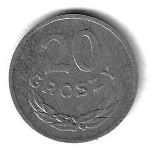 20 грошей 1977 Польша