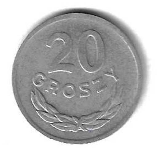 20 грошей 1968 Польша