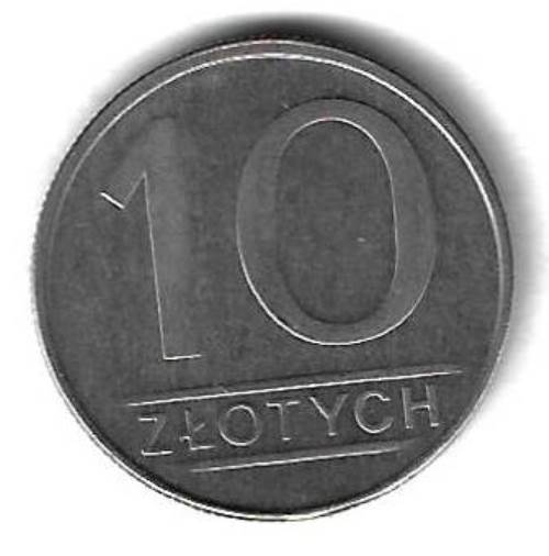 10 злотых 1984 Польша