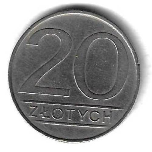 20 злотых 1985 Польша