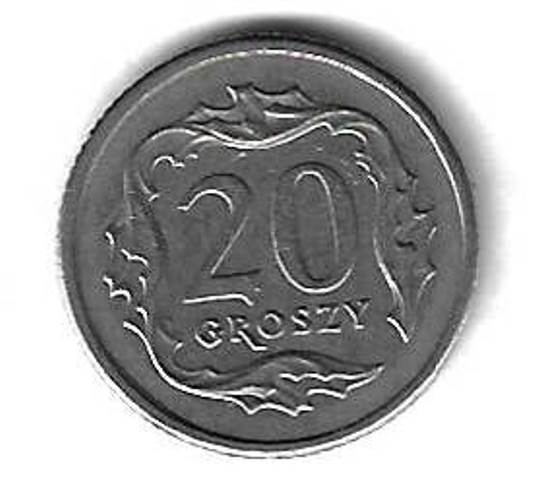 20 грошей 1996 Польша