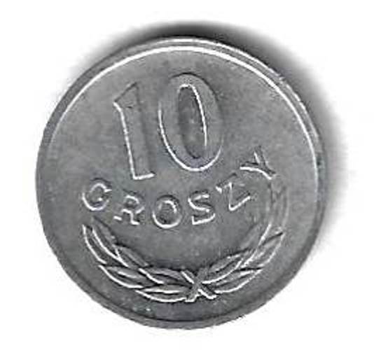 10 грошей 1974 Польша