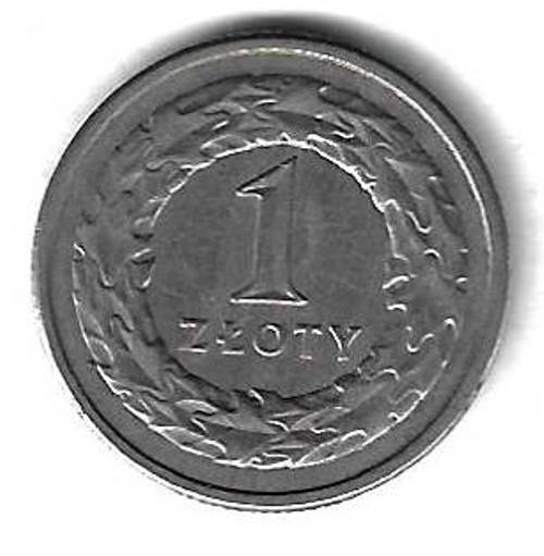 1 злотый 1991 Польша