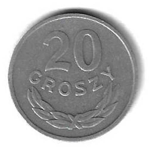 20 грошей 1963 Польша