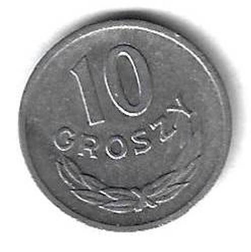 10 грошей 1967 Польша