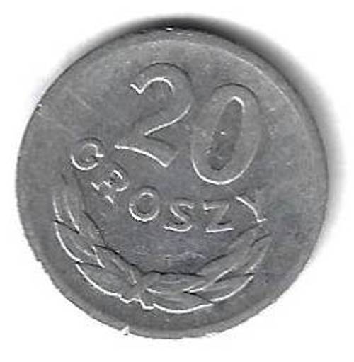 20 грошей 1969 Польша