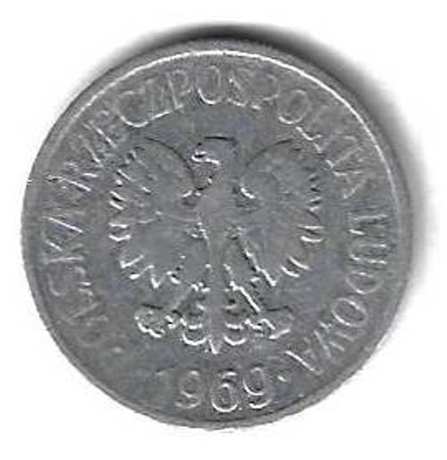 20 грошей 1969 Польша
