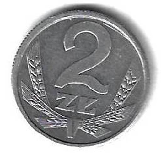 2 злотых 1990 Польша