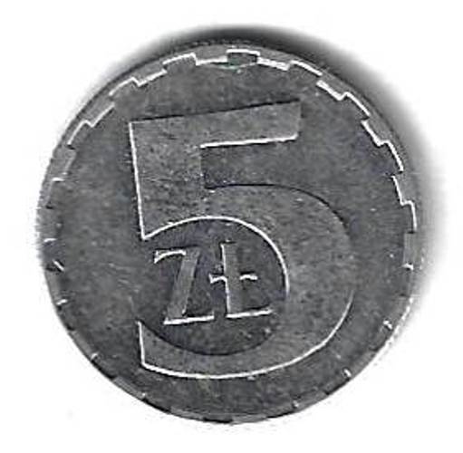 5 злотых 1989 Польша