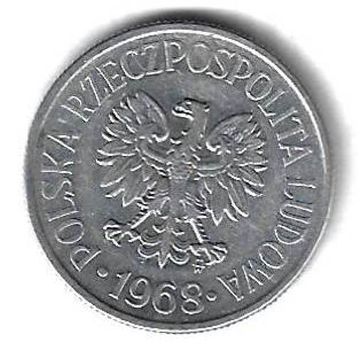 50 грошей 1968 Польша