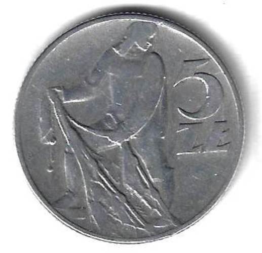5 злотых 1960 Польша