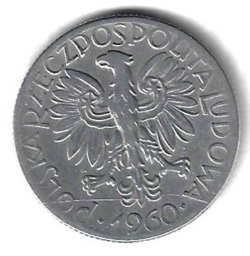 5 злотых 1960 Польша