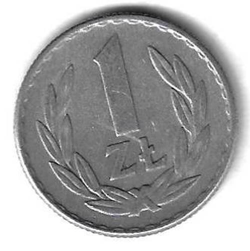 1 злотый 1965 Польша
