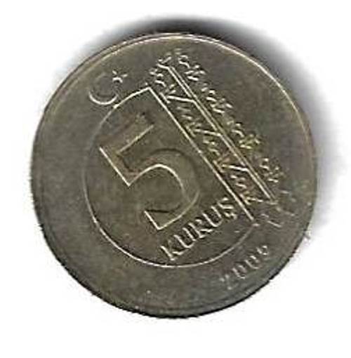 5 курушей 2009 Турция