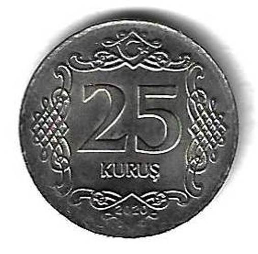25 курушей 2020 Турция