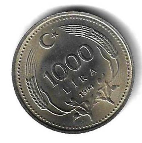 1000 лир 1994 Турция