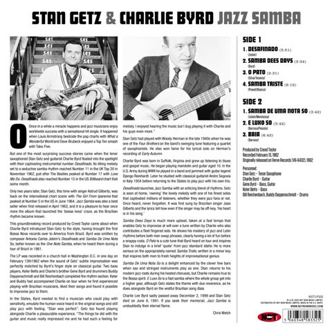 Getz, Stan & Byrd, Charlie - Jazz Samba / Стэн Гетц и Чарли Берд - Jazz Samba