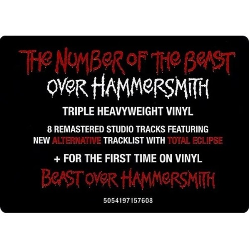 Iron Maiden - The Number of the Beast. The Beast Over Hammersmith (3 пластинки)