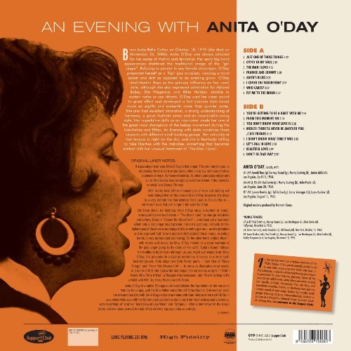 O'Day, Anita - An Evening With / Анита О'Дэй - An Evening With